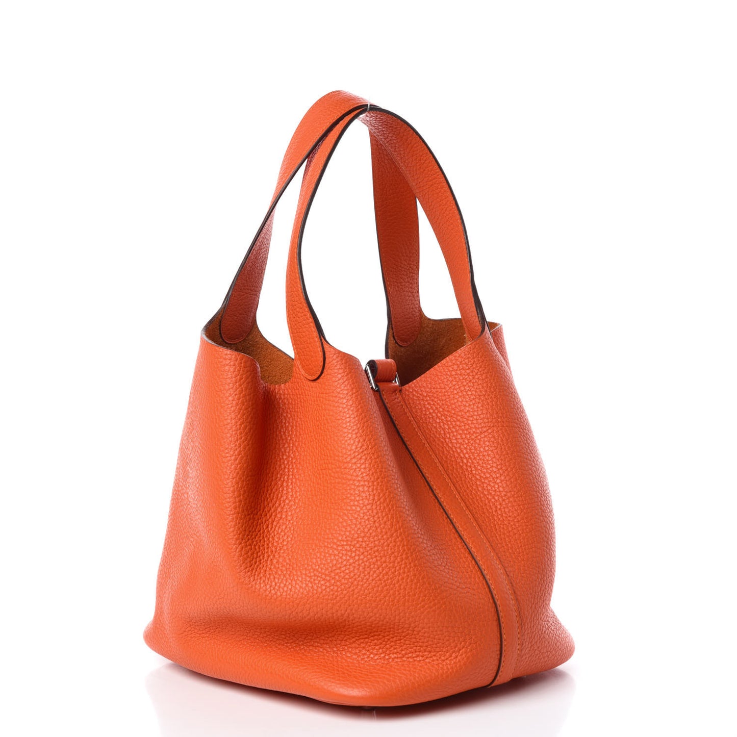 Taurillon Clemence Picotin Lock 22 MM Orange