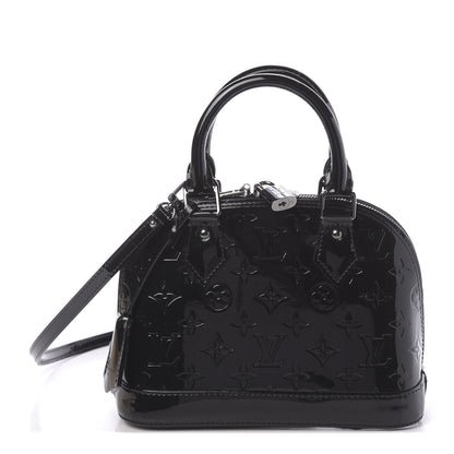 Louis Vuitton Vernis Alma BB Noir Magnetique 1 of 10