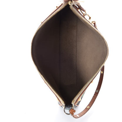 Louis Vuitton Monogram Multicolor Pochette Accessories Black 7 of 16