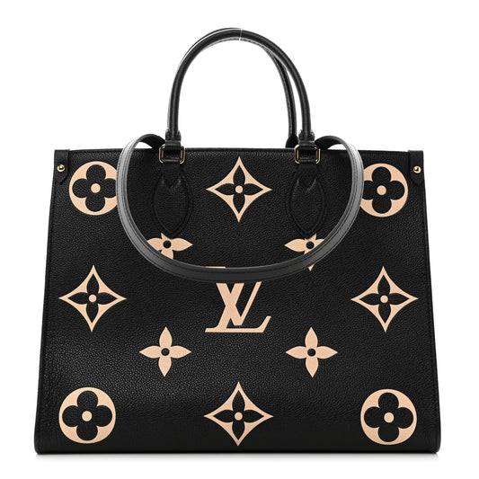 Empreinte Monogram Giant Onthego MM Black Beige