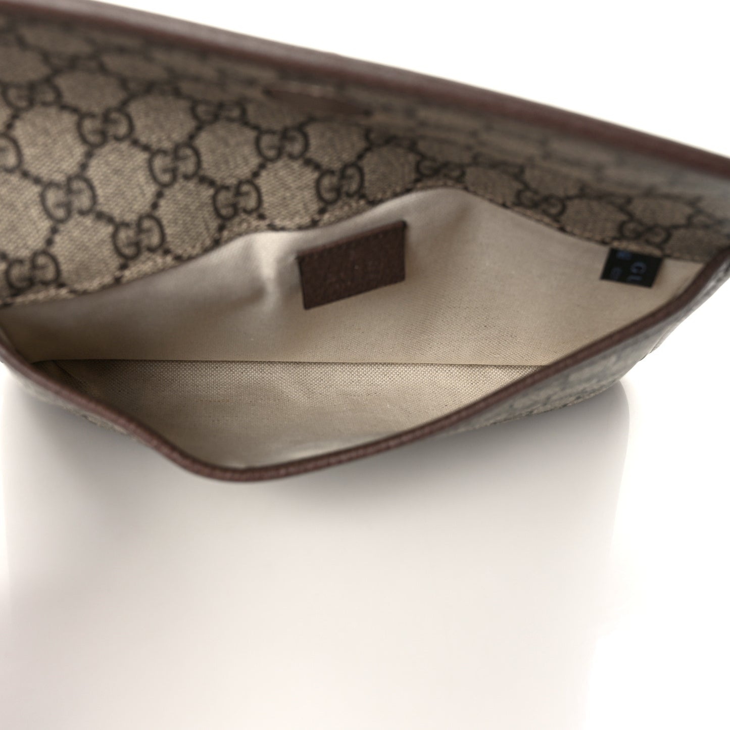 GG Supreme Monogram Neo Vintage Web Belt Bag Brown