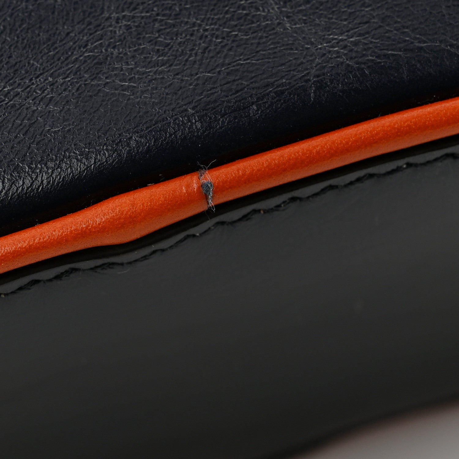 Louis Vuitton Calfskin Reverse Monogram Valisette PM Navy Caramel 11 of 12