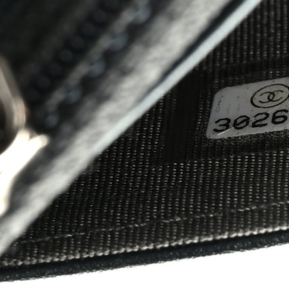 Chanel Caviar Quilted Vintage Mademoiselle Wallet On Chain WOC Dark Grey 7 of 11