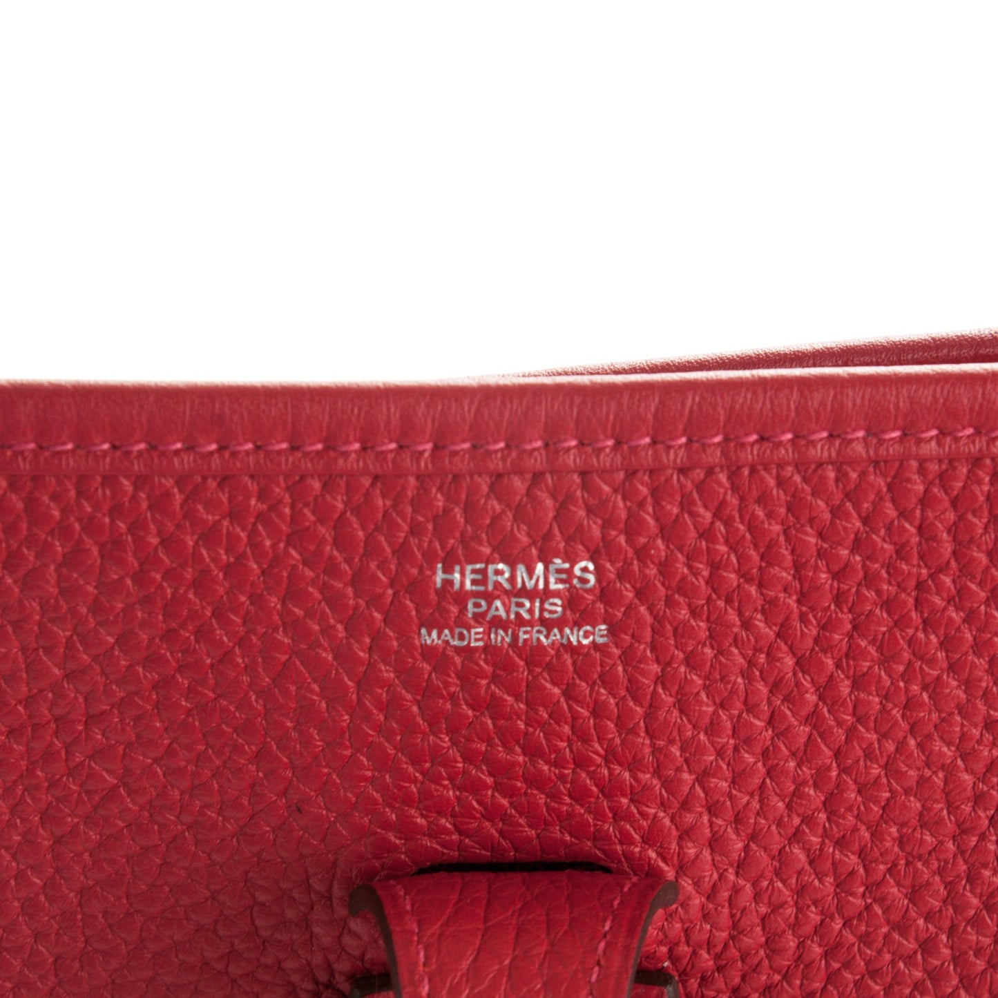 Taurillon Clemence Evelyne III PM Rouge Garance