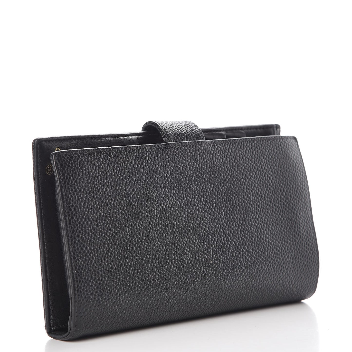 Caviar Timeless CC French Wallet Black