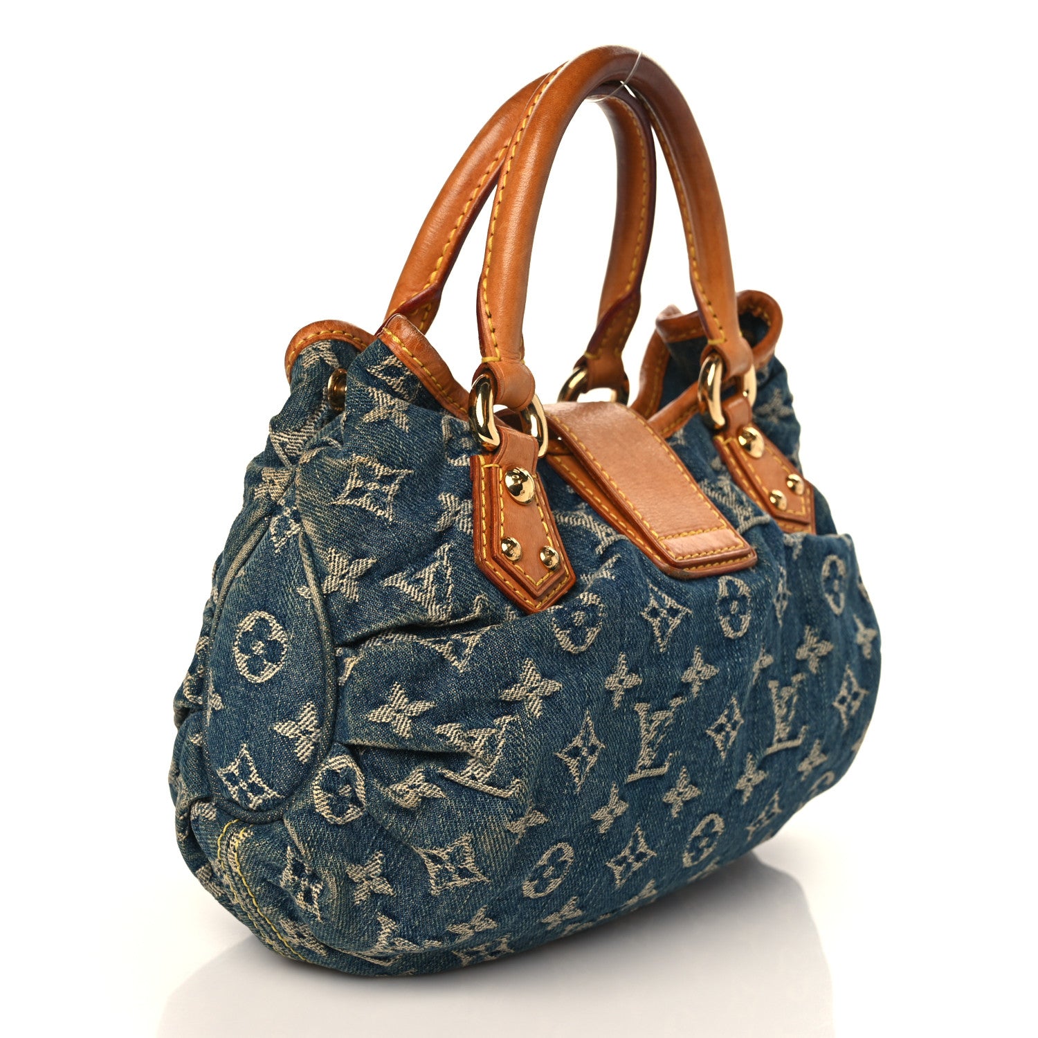 Louis Vuitton Monogram Denim Pleaty Blue 3 of 11
