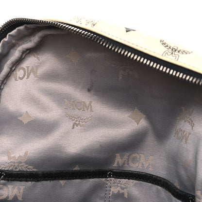 MCM Visetos Crown Stud Medium Stark Backpack White 6 of 14