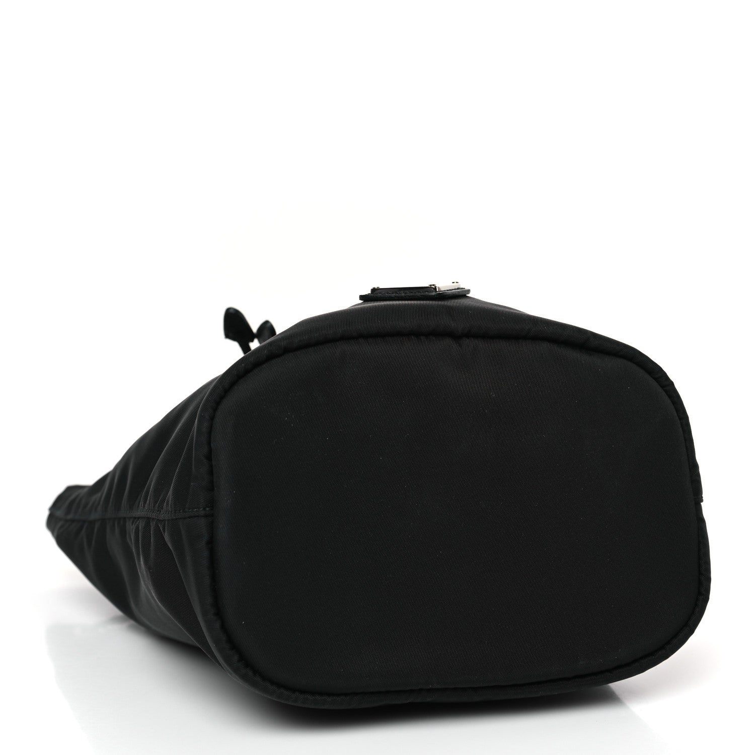 Prada Nylon Vela Drawstring Wristlet Pouch Black 4 of 9