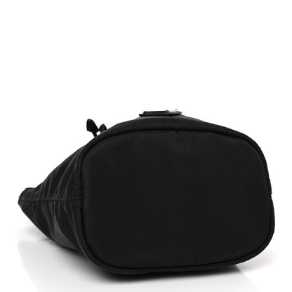 Prada Nylon Vela Drawstring Wristlet Pouch Black 4 of 9