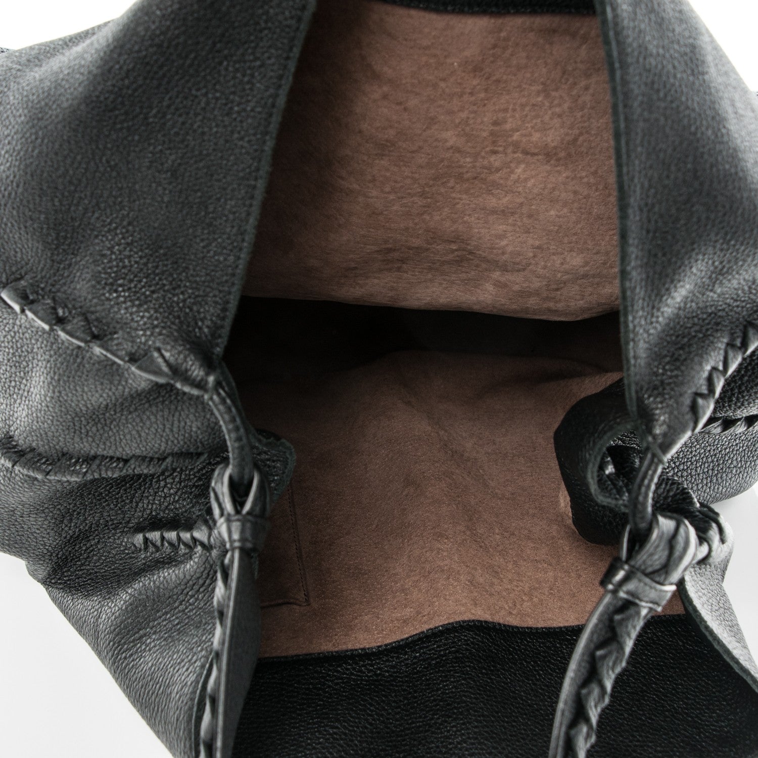 Bottega Veneta Cervo Deerskin Hobo Nero Black 5 of 7