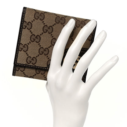 Gucci Monogram New Britt French Wallet Dark Brown 2 of 9
