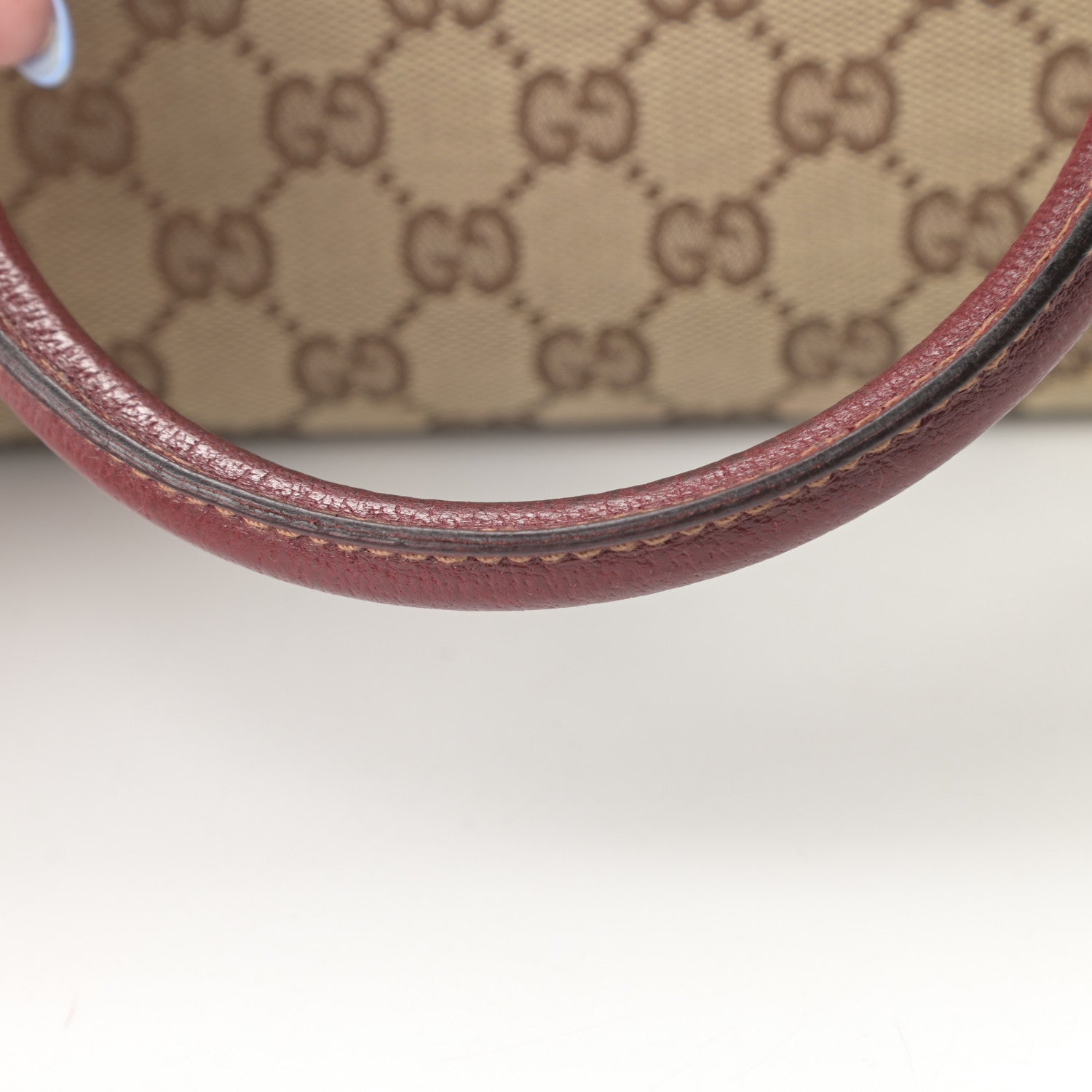 Gucci Monogram Small Boston Red 13 of 16
