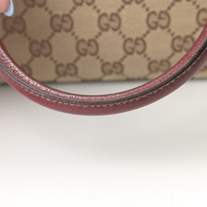 Gucci Monogram Small Boston Red 13 of 16