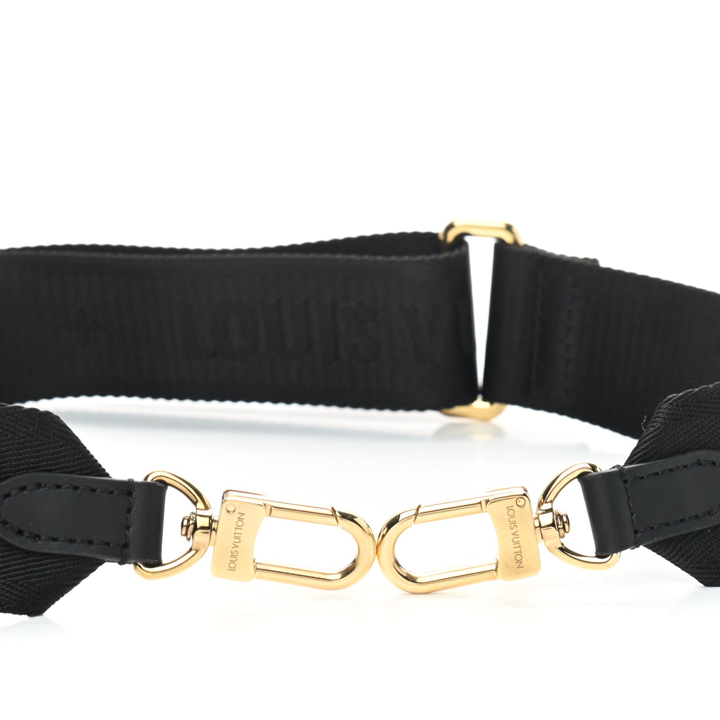 Nylon Petite Malle Souple Shoulder Strap Black