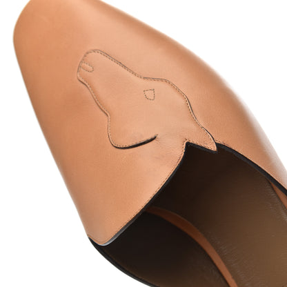 Hermes Calfskin Tangeria Mules 37 Naturel 13 of 17