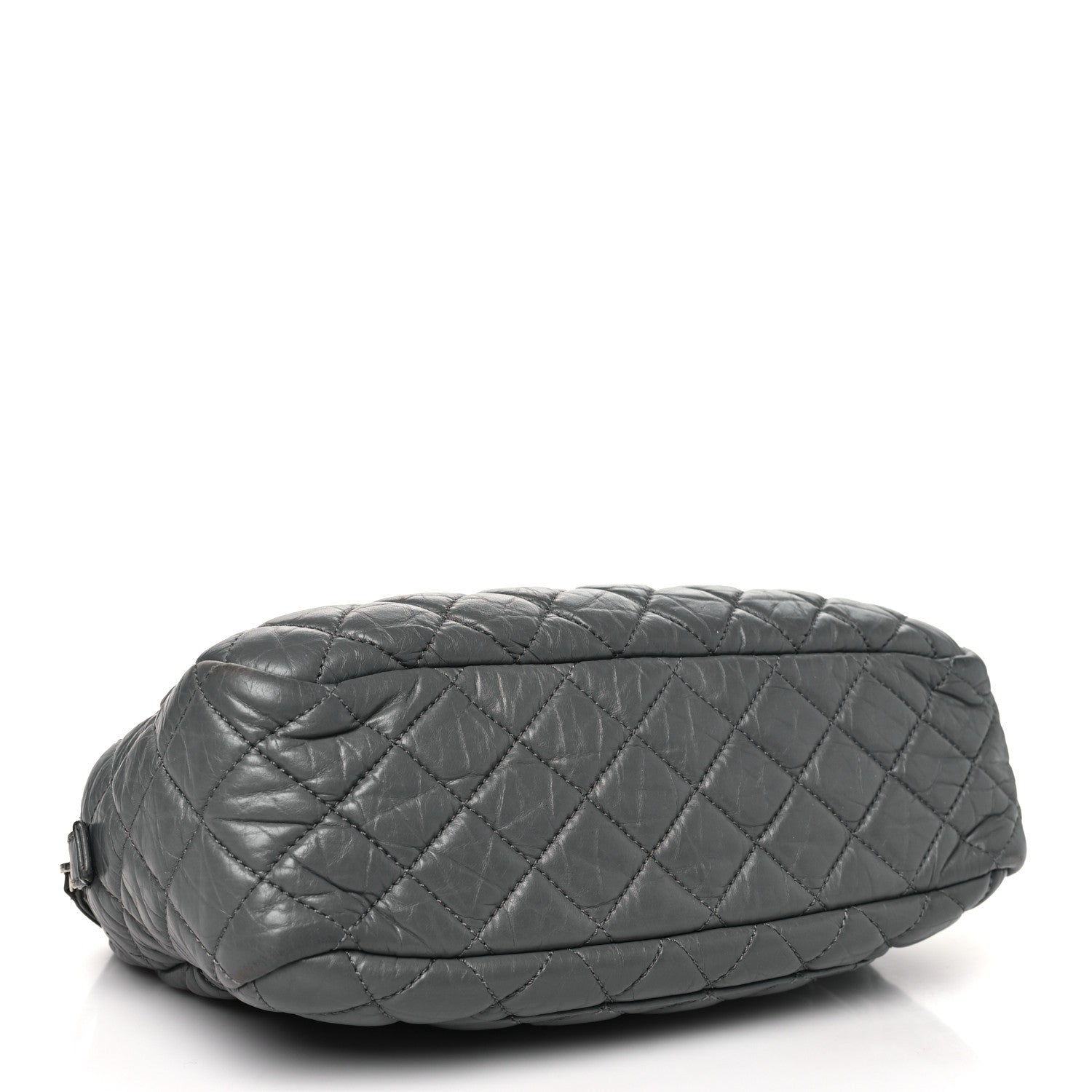 Chanel Aged Calfskin Quilted Medium Reissue Camera Case Grey 4 of 10