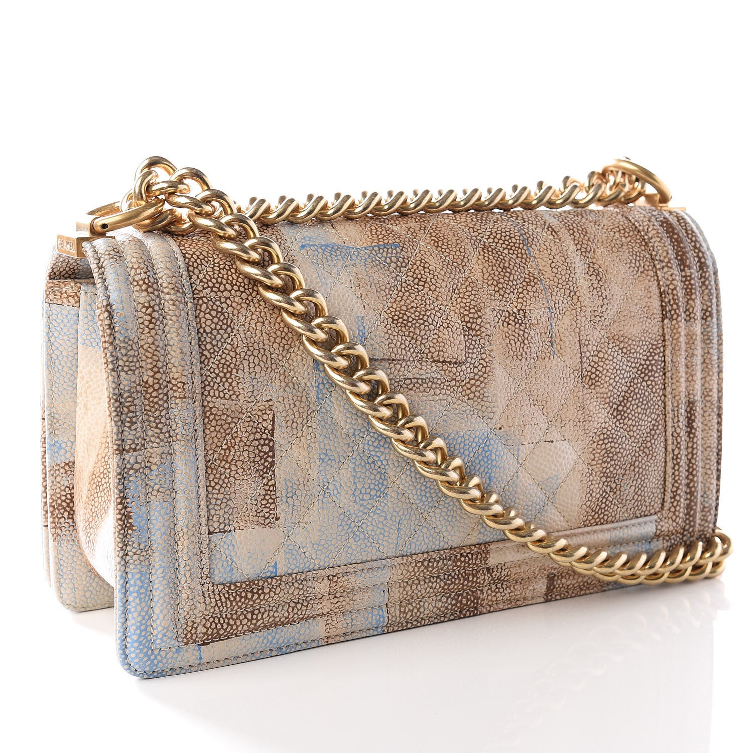 Chanel Painted Caviar Quilted Medium Boy In Cuba Flap Multicolor 2 of 7
