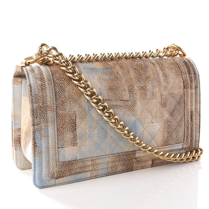 Chanel Painted Caviar Quilted Medium Boy In Cuba Flap Multicolor 2 of 7