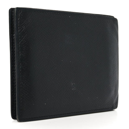 Hermes Epsom Citizen Twill Compact Wallet Black 3 of 7