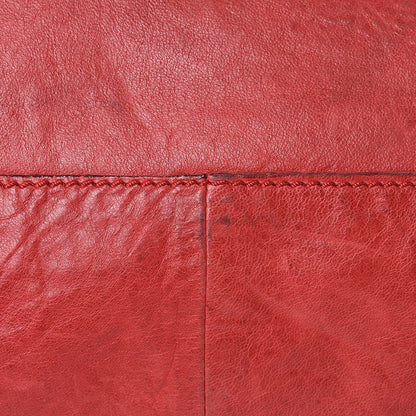 Fendi Calfskin Whipstitch Baguette Red 18 of 20