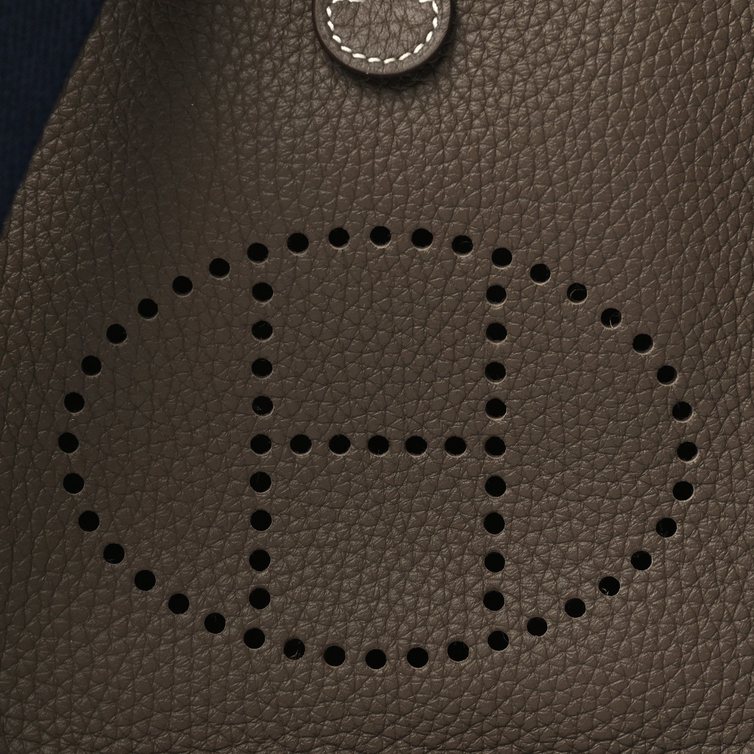 Hermes Taurillon Clemence Amazone Evelyne TPM Etoupe Bleu Indigo 8 of 11