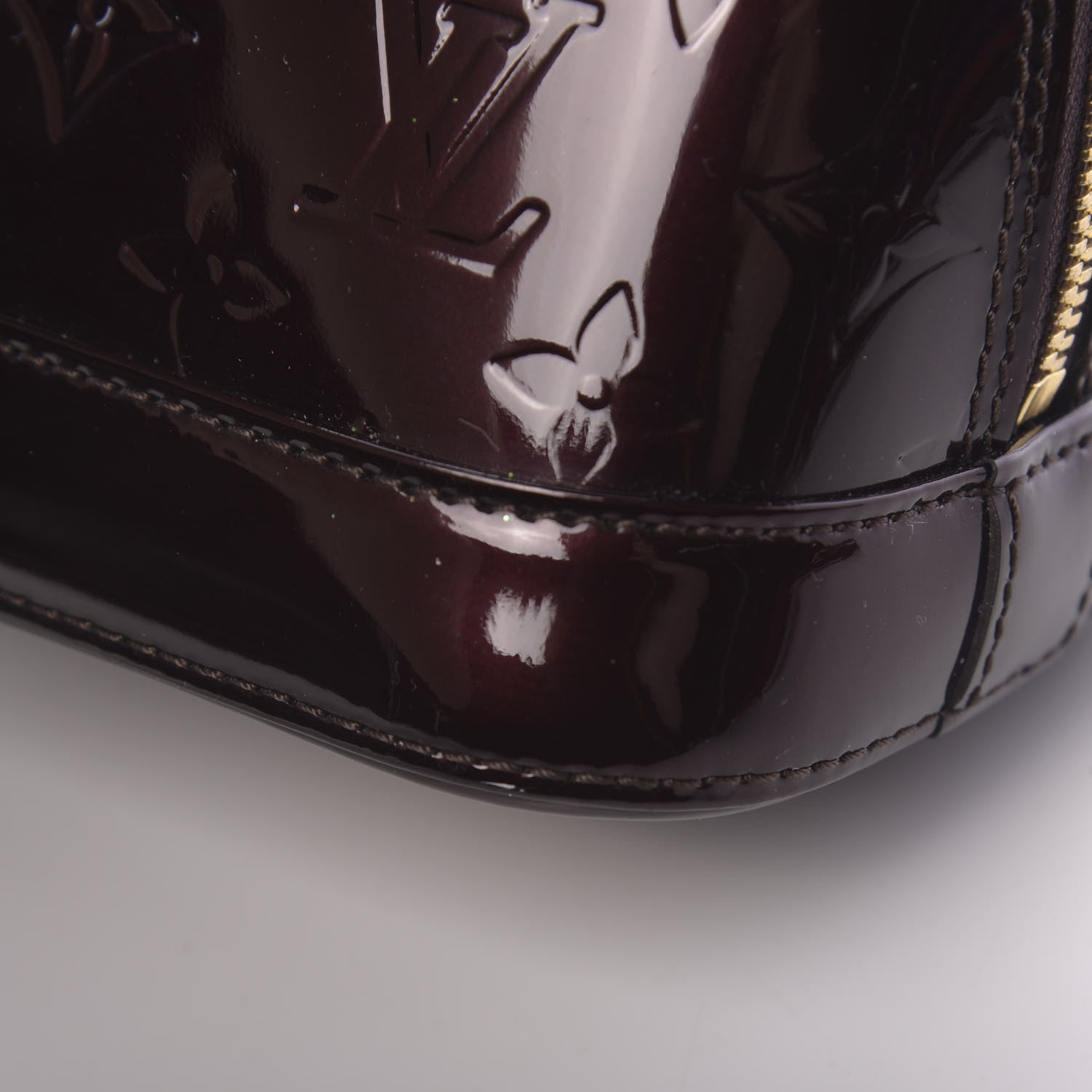 Louis Vuitton Vernis Alma BB Amarante 13 of 13