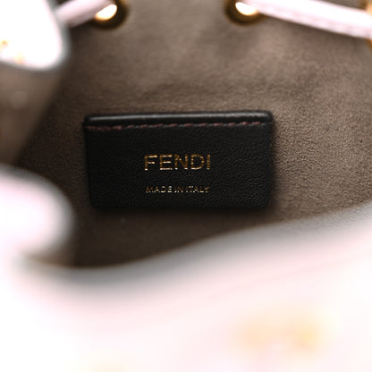 Fendi Vitello Termosport F is Fendi FF 1974 Embossed Mini Mon Tresor Bucket Bag Anemone 6 of 11