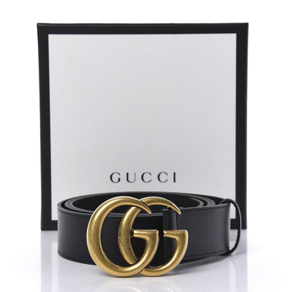 Gucci Calfskin Double G 40mm Belt 115 46 Black 4 of 4