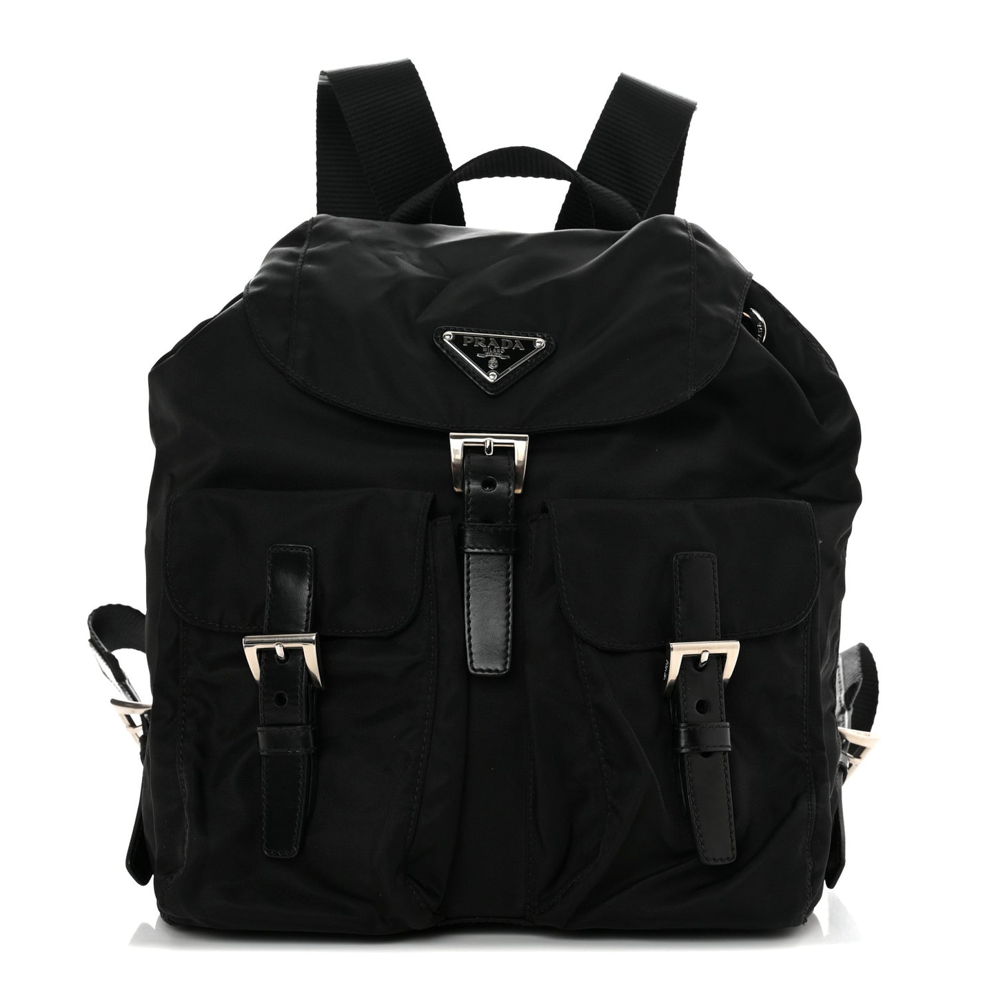 Nylon Vela Small Backpack Black