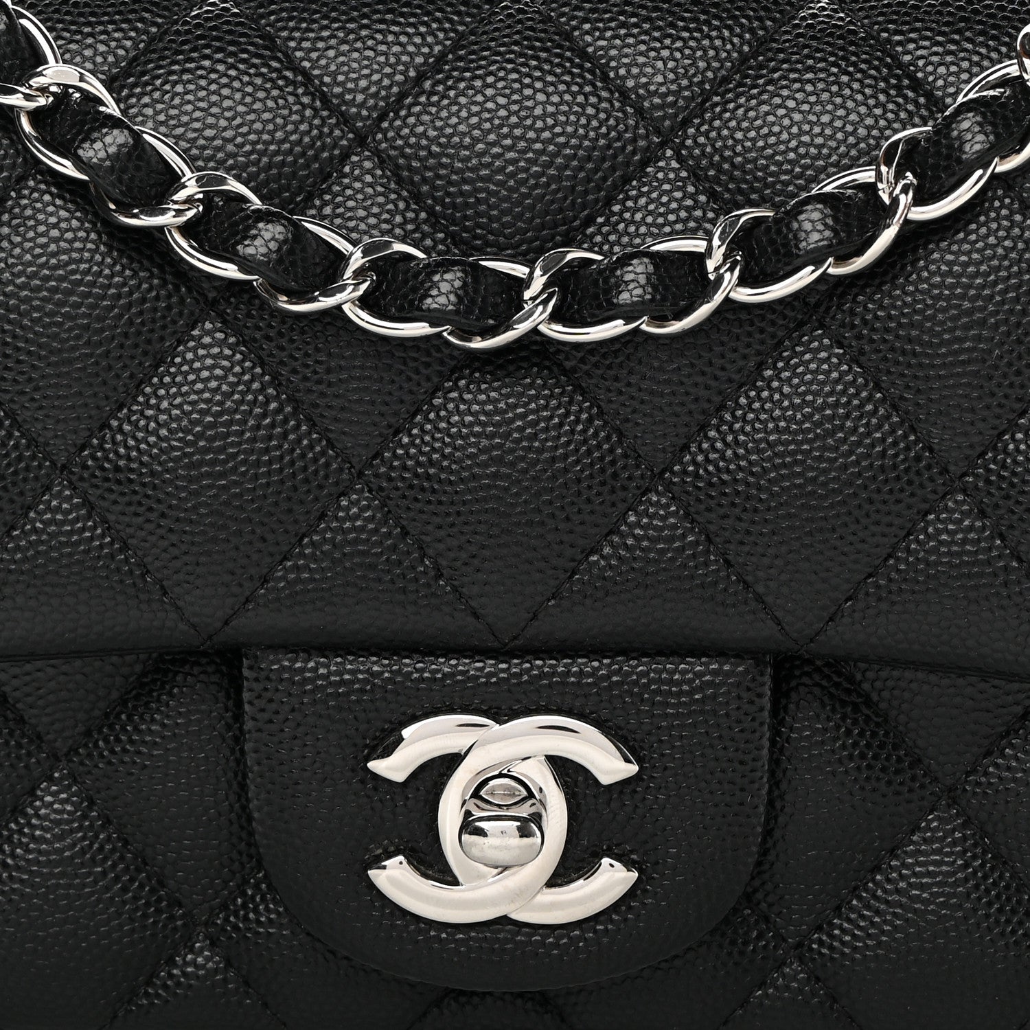 Chanel Caviar Quilted Mini Rectangular Flap Black 8 of 10