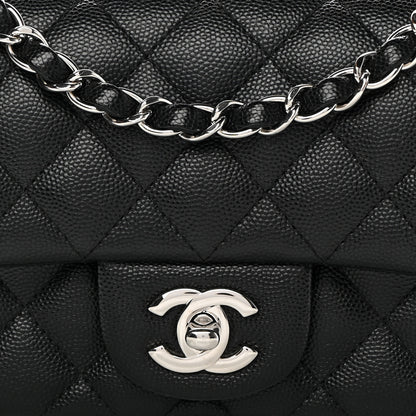 Chanel Caviar Quilted Mini Rectangular Flap Black 8 of 10