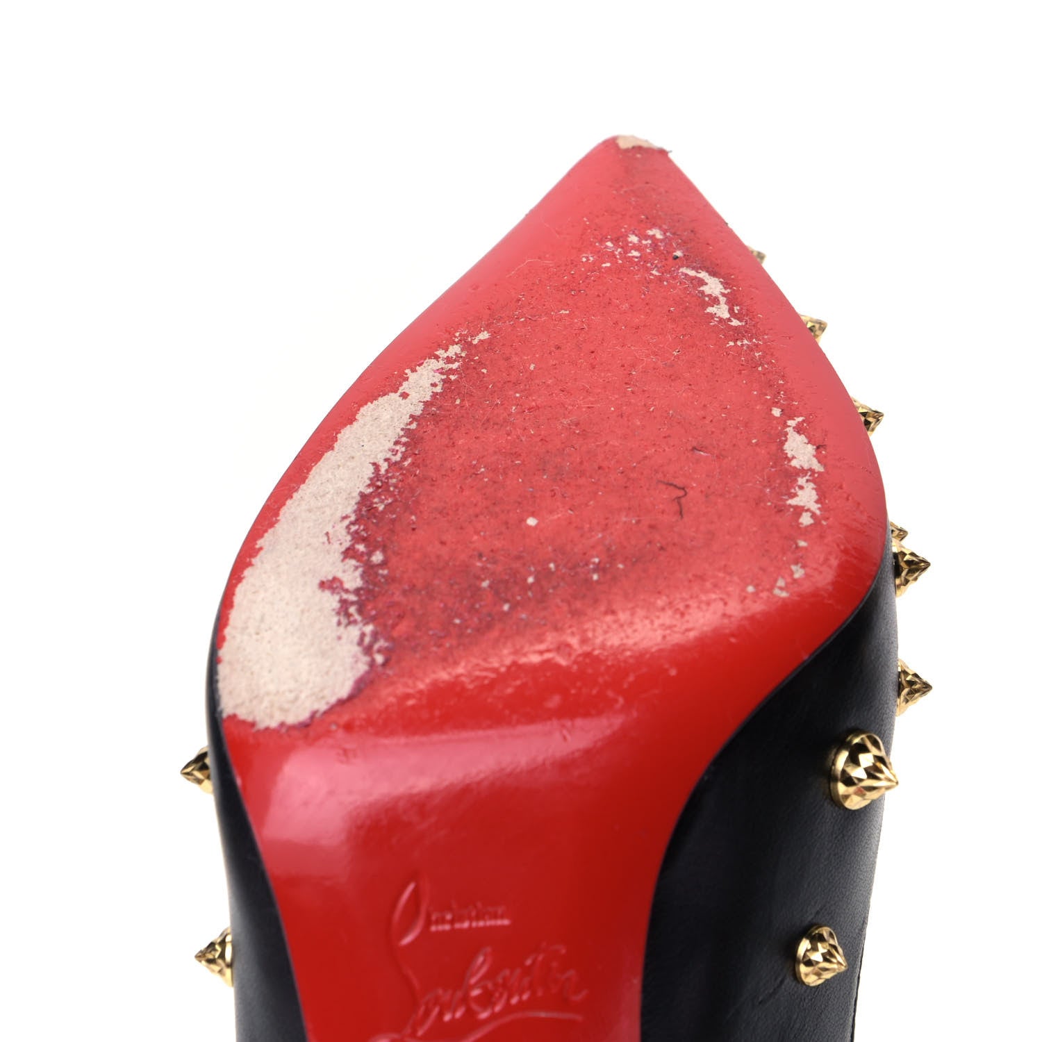 Christian Louboutin Nappa Shiny Studded Aimantaclou 100 Pumps 36 Black 5 of 7
