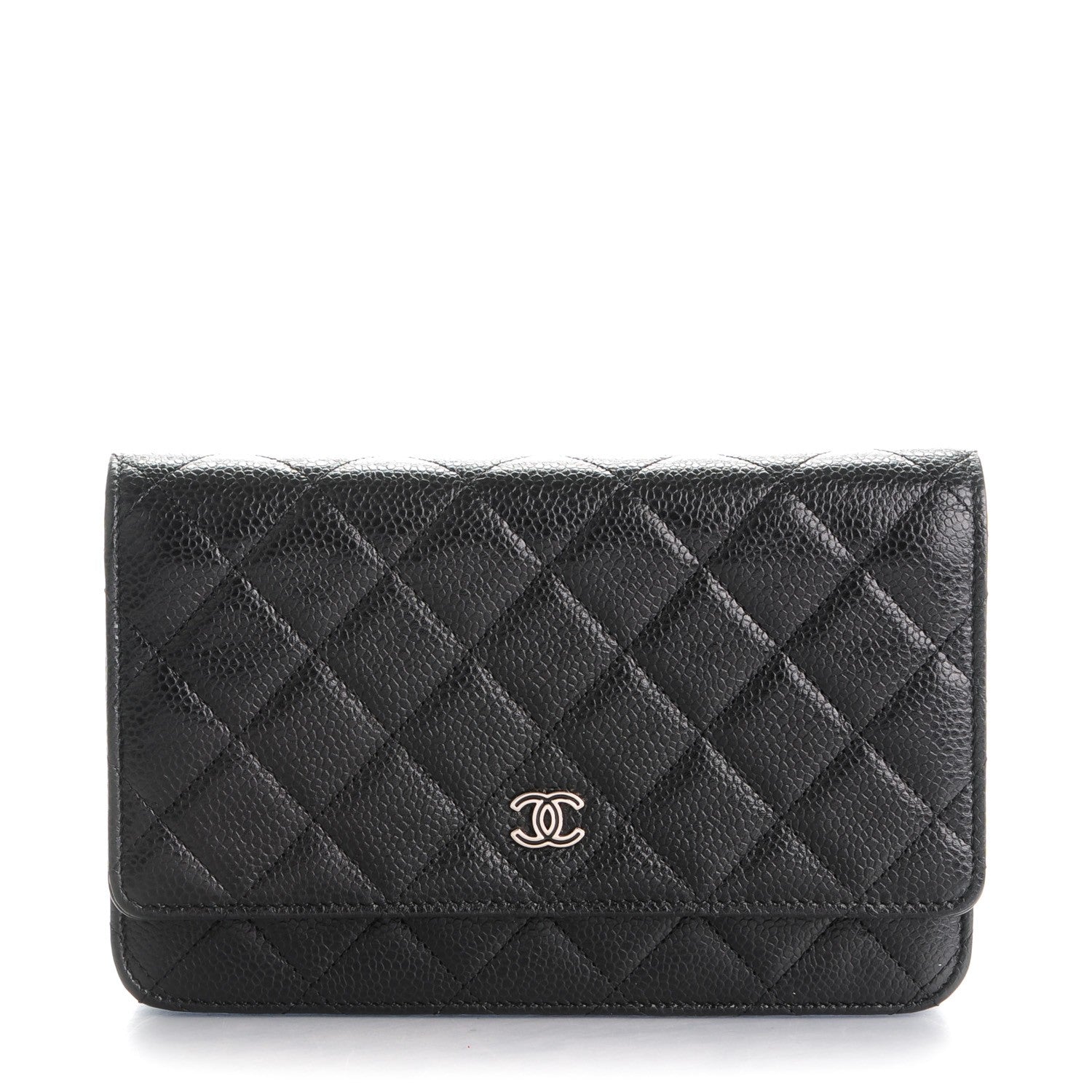 Chanel Caviar Quilted Wallet On Chain WOC Black 1 of 7