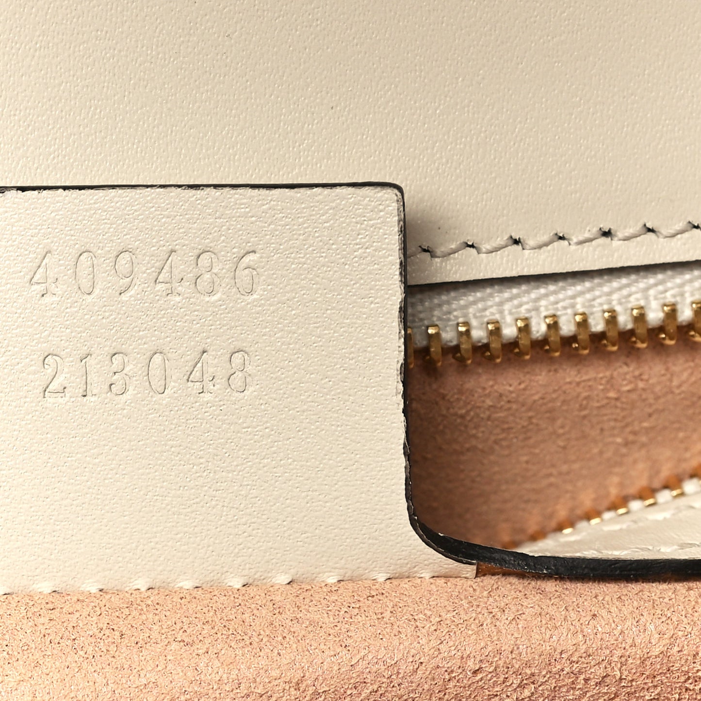 Guccissima Medium Padlock Shoulder Bag Mystic White