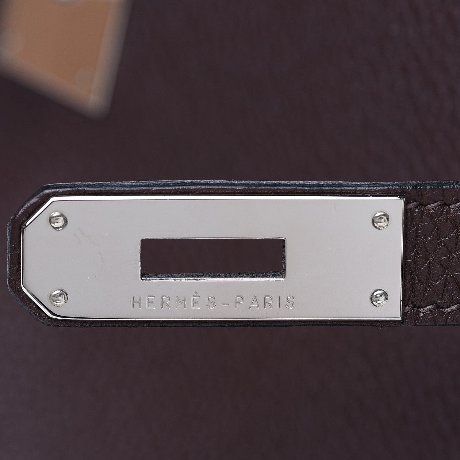 Hermes Togo Kelly Retourne 35 Chocolate 9 of 32