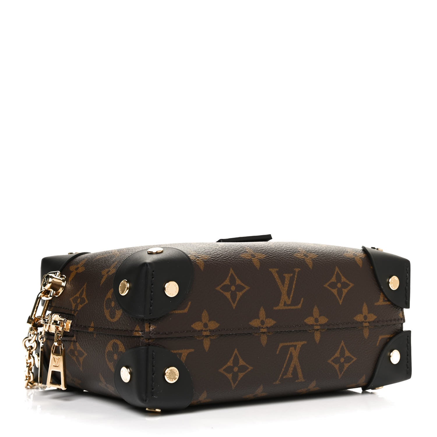 Louis Vuitton Monogram Petite Malle Souple Black 4 of 9