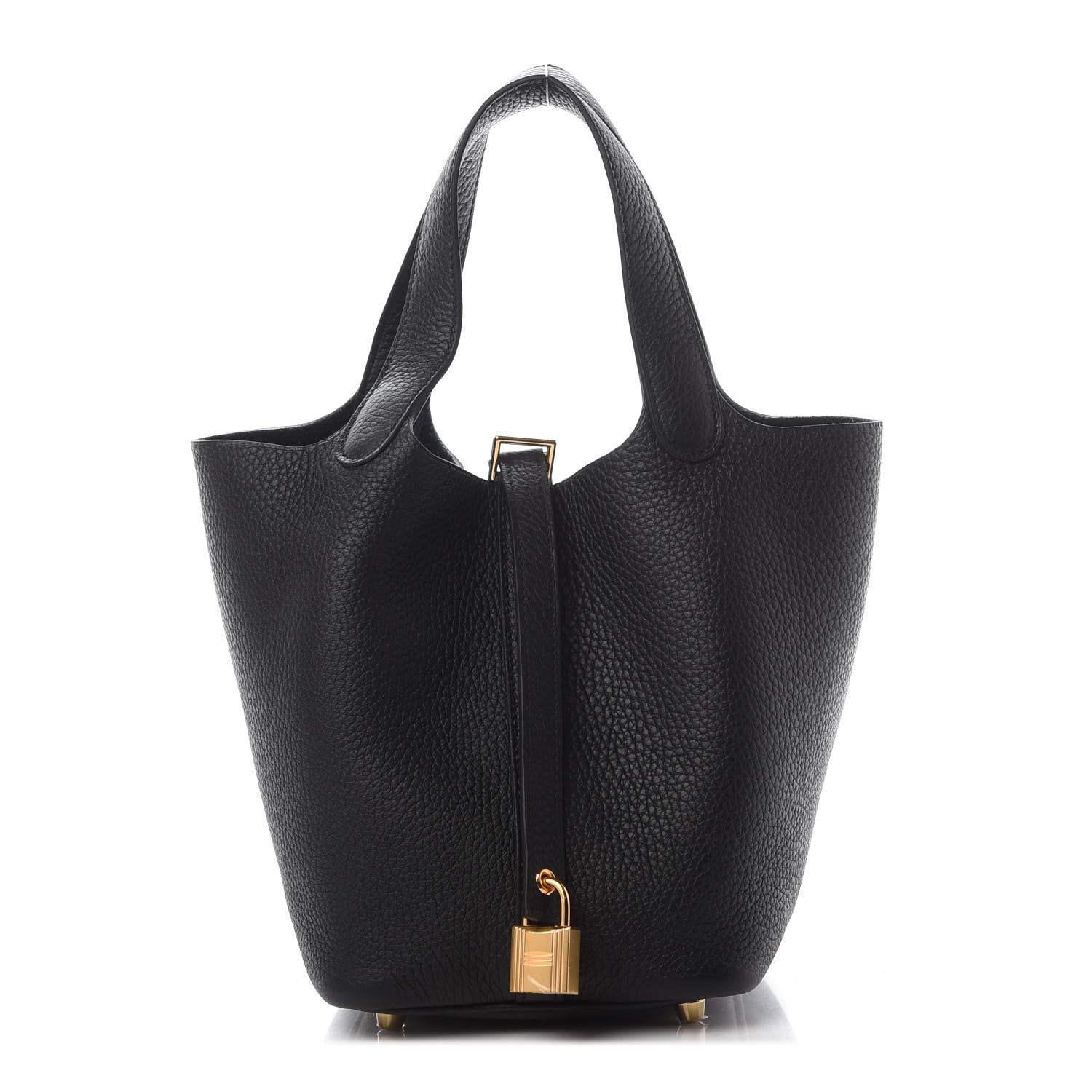 Hermes Taurillon Clemence Picotin Lock 18 PM Black 1 of 9