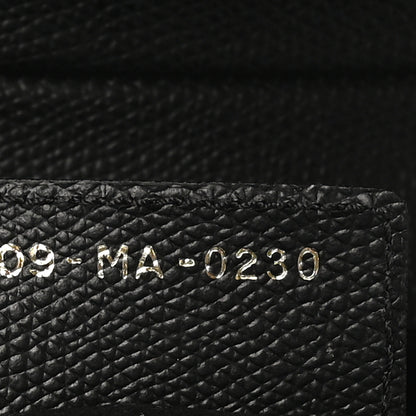 Christian Dior Grained Calfskin Saddle Bag Black 7 of 10