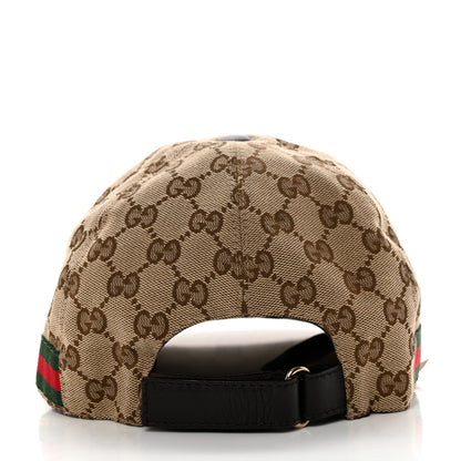 Gucci Monogram Web Baseball Hat M Beige Cocoa 6 of 9