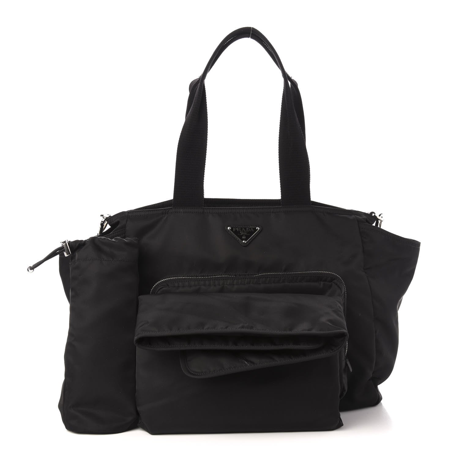 Prada Tessuto Nylon Vela Diaper Bag Black 4 of 12