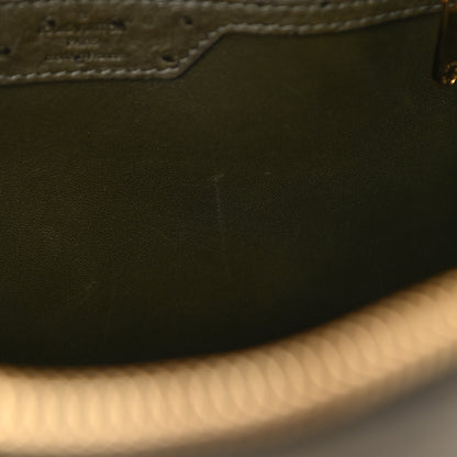 Louis Vuitton Ostrich Alma GM Olive 12 of 14