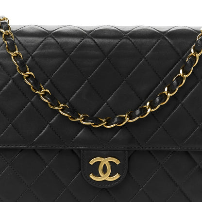 Chanel Lambskin Quilted Small Single Flap Black 10 of 12