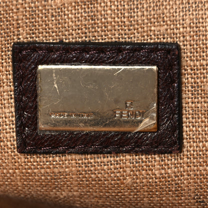 Fendi Zucca Nappa Nuvolata Vitello Tortuga Spy Bowler Tobacco Moro 5 of 5