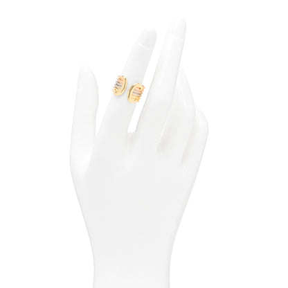 Cartier 18K Pink Yellow White Gold 13mm C De Cartier Ring 52 6 2 of 4