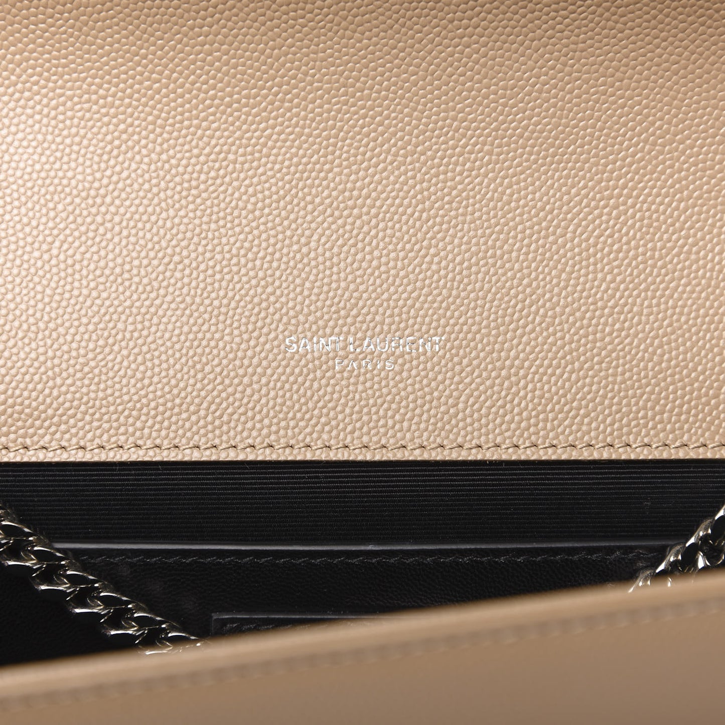 Grain De Poudre Medium Monogram Kate Satchel Dark Beige