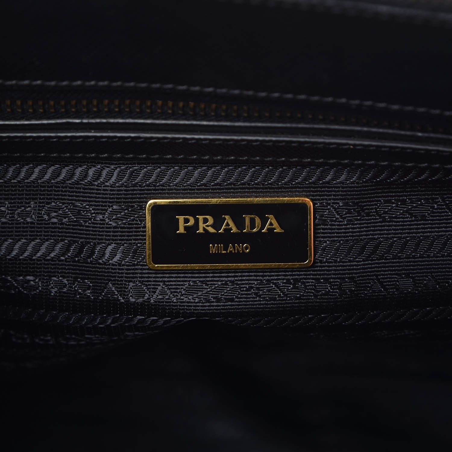 Prada Saffiano Small Galleria Double Zip Tote Black 6 of 9