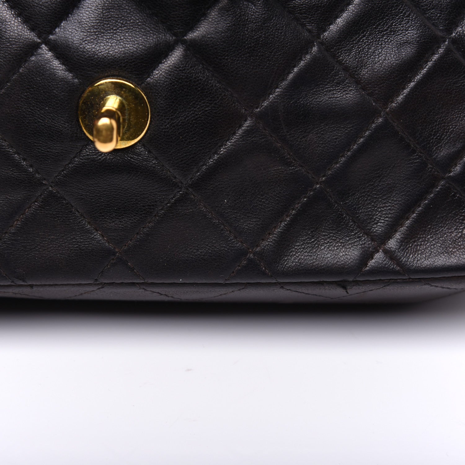 Chanel Lambskin Quilted Small Double Flap Black 16 of 24