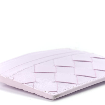 Bottega Veneta Nappa Intrecciato Card Holder Pink 11 of 13