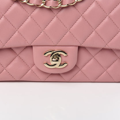 Chanel Lambskin Quilted Mini Rectangular Flap Pink 9 of 10