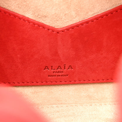 Alaia Suede Mini Le Bouledogue Bag Red 6 of 13